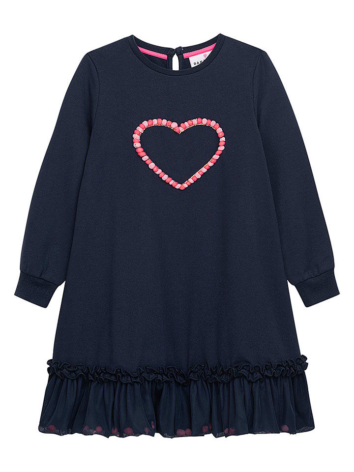 Danamade Sukienka "Lexy" w kolorze granatowo-różowym rozmiar: 122