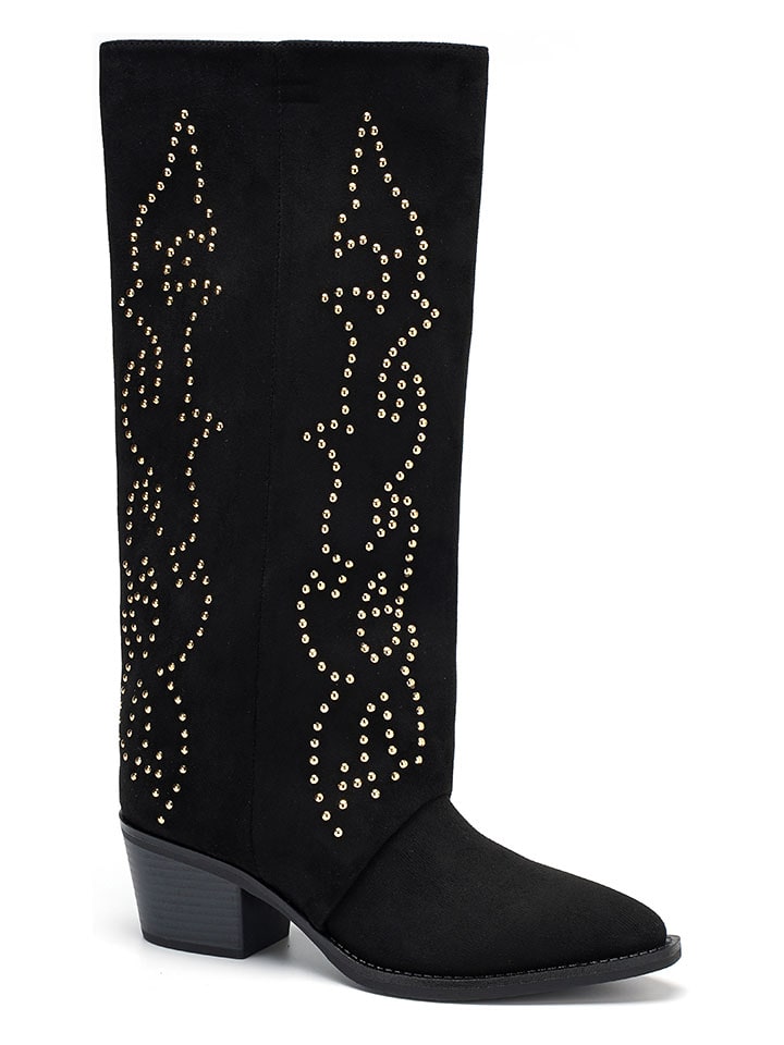 C'M Kozaki w kolorze czarnym rozmiar: 40