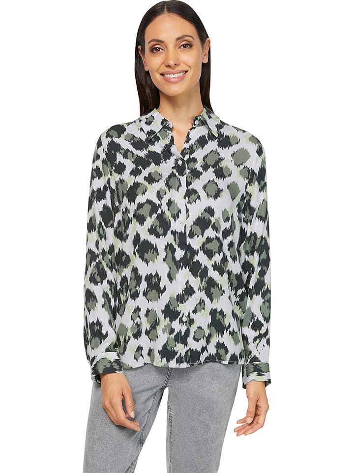 Heine Koszula w kolorze biało-szarym rozmiar: 40