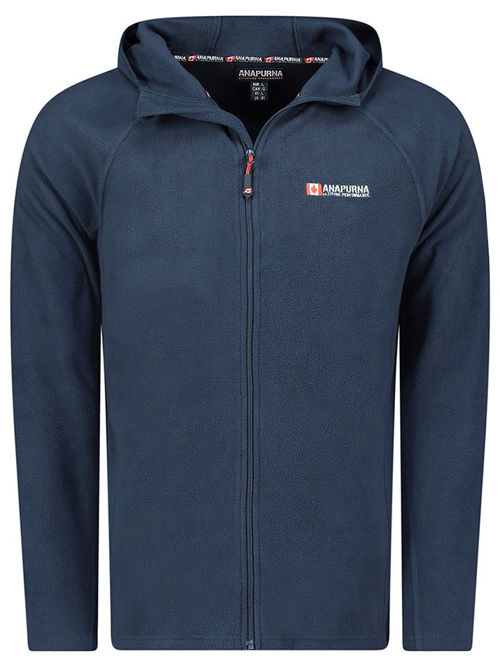 ANAPURNA Kurtka polarowa "Tugoodana" w kolorze granatowym rozmiar: M