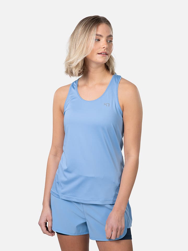 KARI TRAA Top sportowy "Nora 2.0" w kolorze błękitnym rozmiar: L