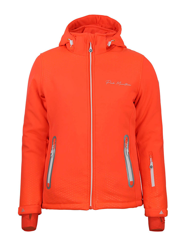 Peak Mountain Kurtka softshellowa "Abraplus" w kolorze pomarańczowym rozmiar: XL