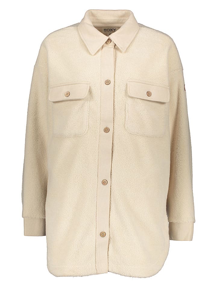 Roxy Kurtka koszulowa w kolorze beżowym rozmiar: S