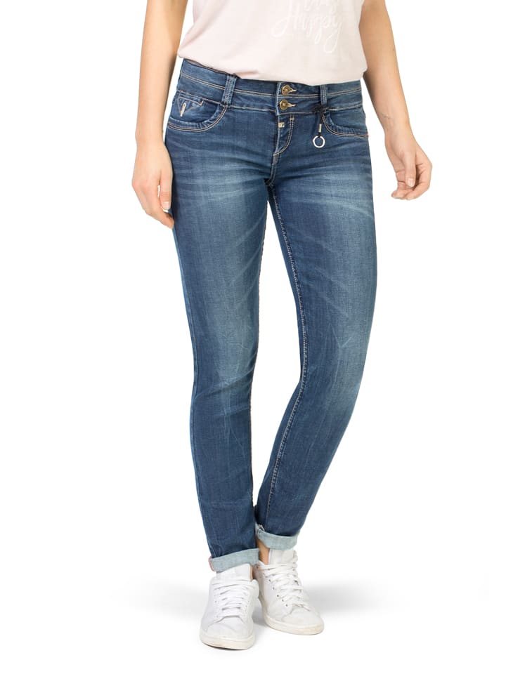 Timezone Dżinsy "Enya" - Slim fit - w kolorze niebieskim rozmiar: W25/L32