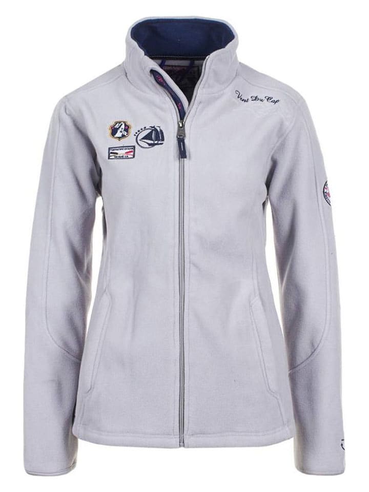 Peak Mountain Kurtka polarowa "Aspoy" w kolorze szarym rozmiar: M