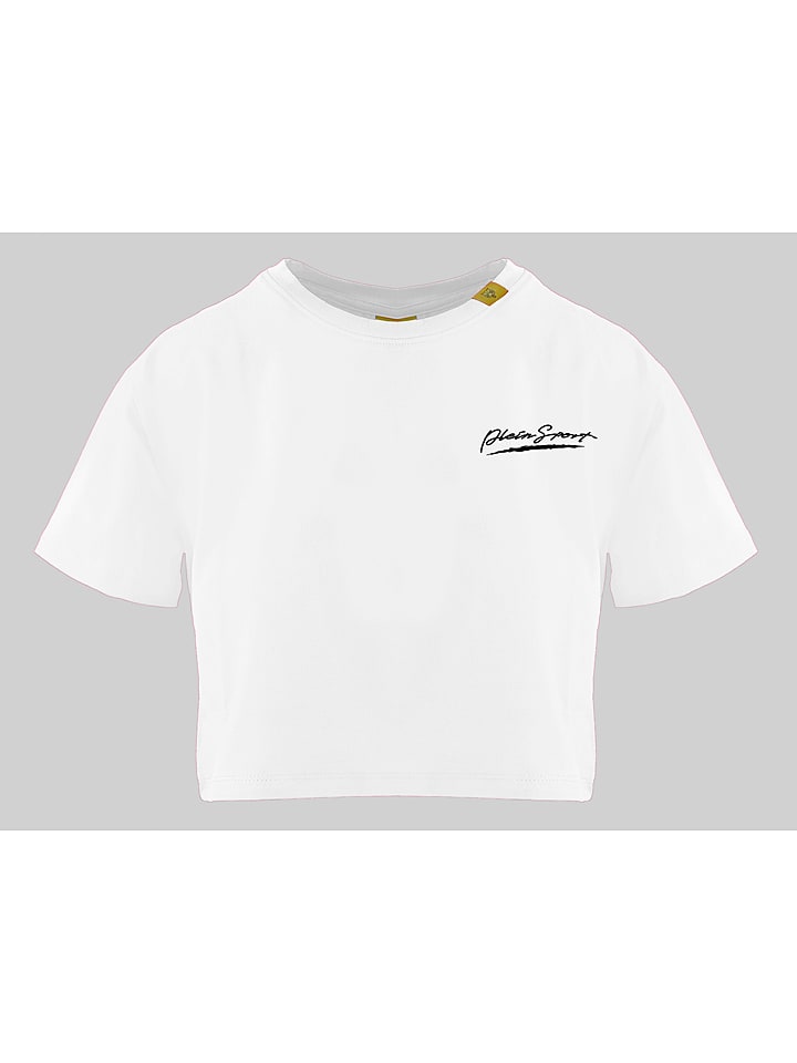 Plein Sport Koszulka w kolorze białym rozmiar: M