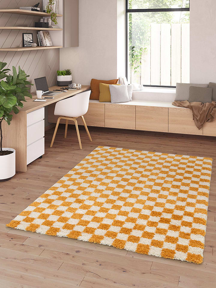 bobochic Dywan "Damien" w kolorze żółtym rozmiar: 200x290 cm