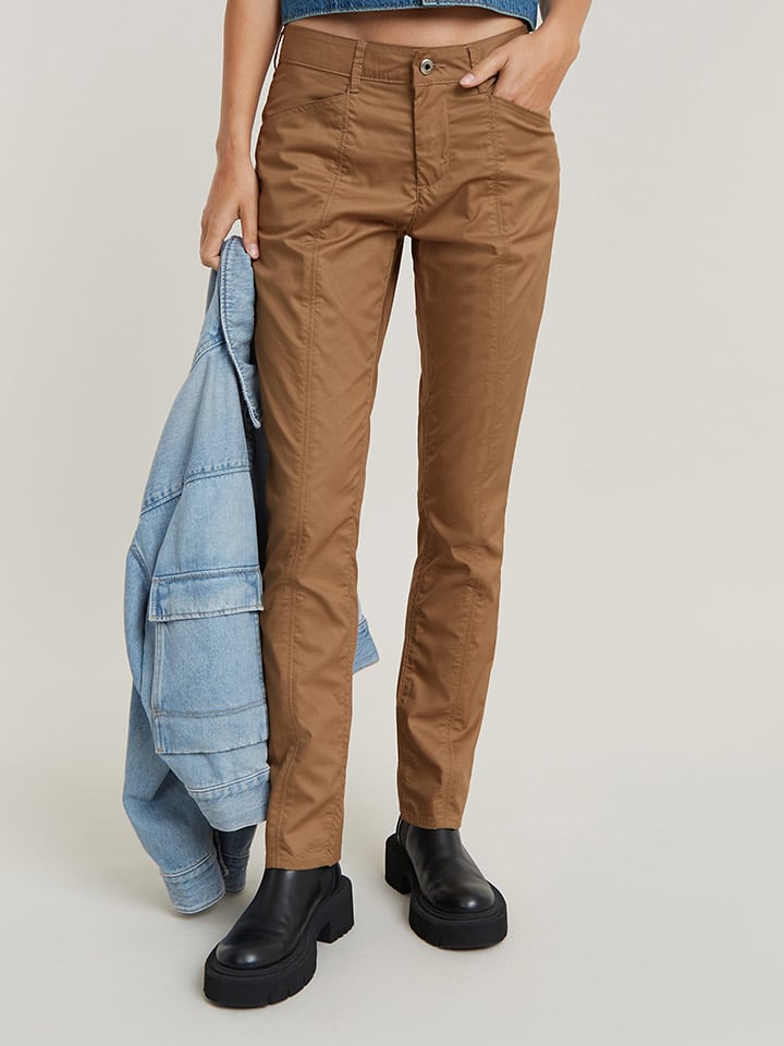 G-Star Spodnie chino w kolorze jasnobrązowym rozmiar: W30