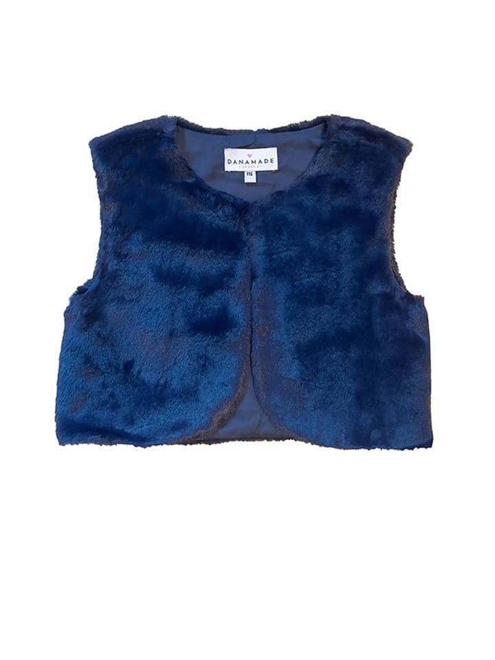 Danamade Kamizelka pluszowa "Dhasel" w kolorze niebieskim rozmiar: 146