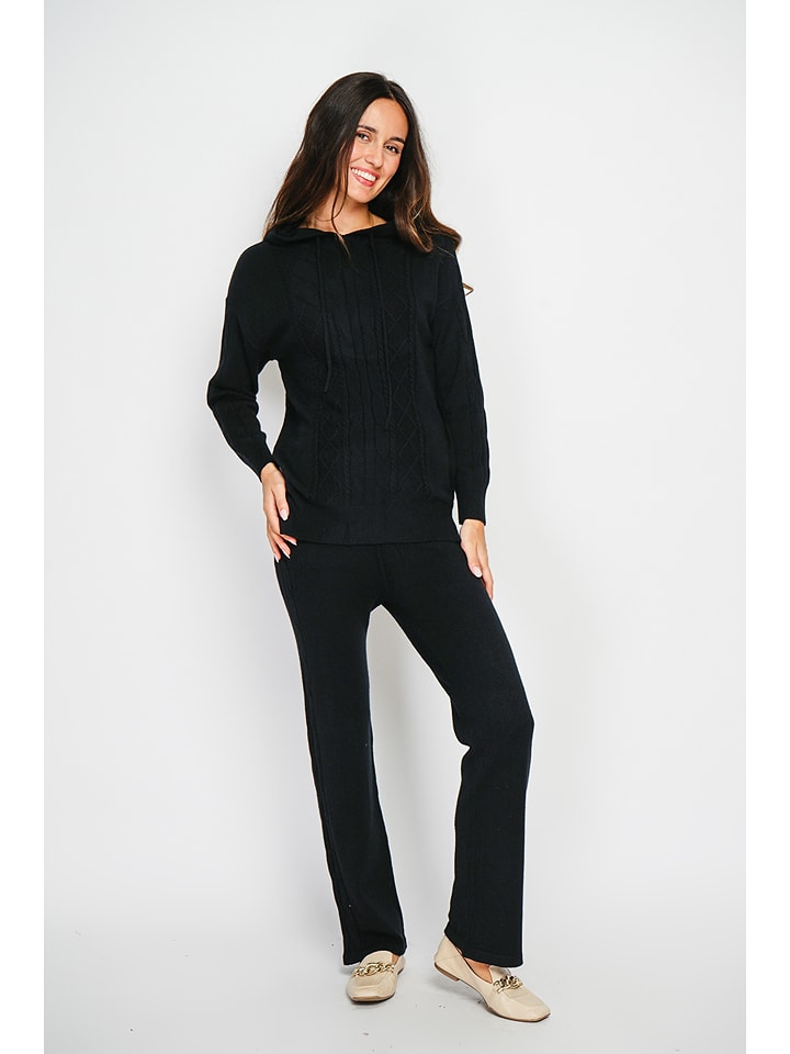 ASSUILI 2-częściowy zestaw w kolorze czarnym rozmiar: 38