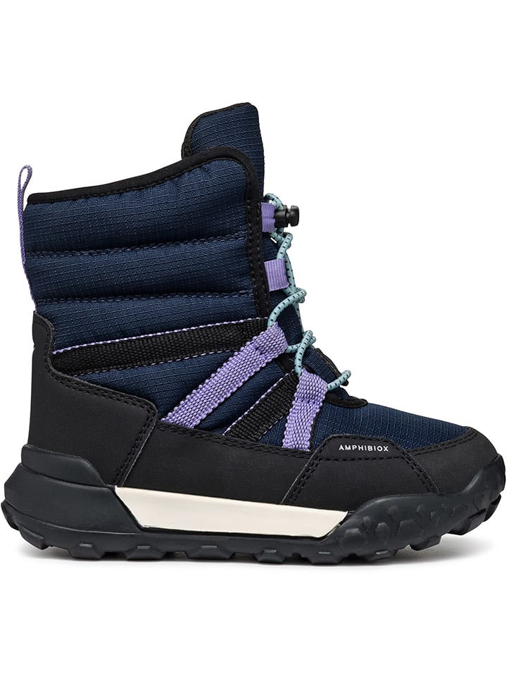 Geox Botki zimowe "Trekkyup" w kolorze granatowym rozmiar: 35