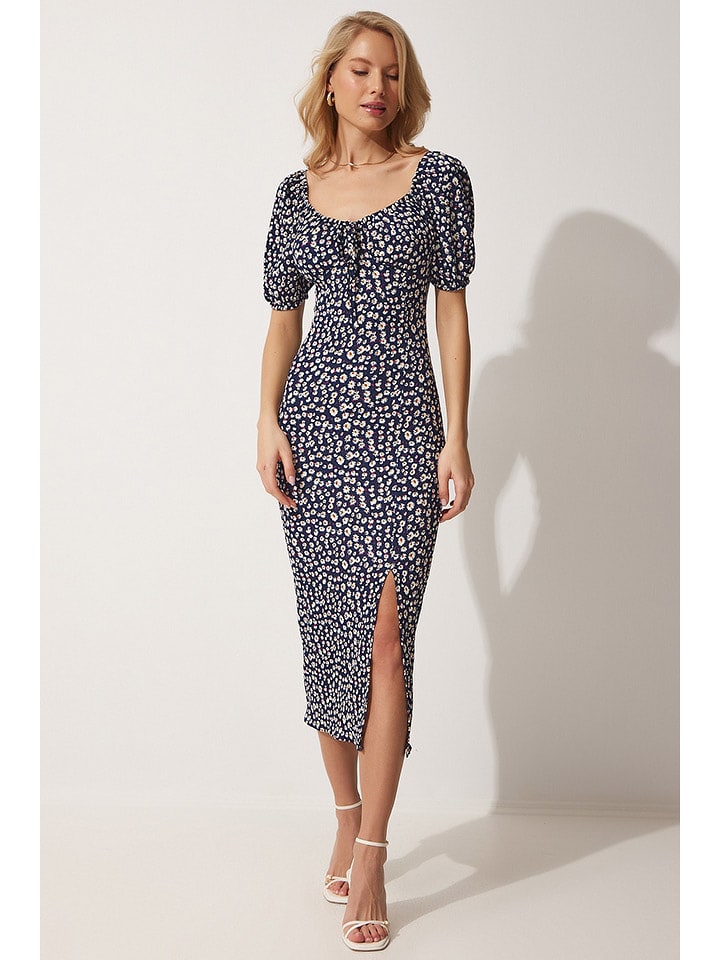 Happiness Istanbul Sukienka w kolorze czarno-białym rozmiar: 40