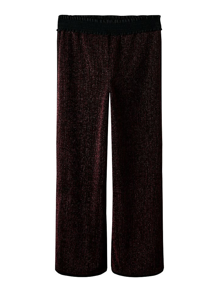 name it Spodnie "Prunic" w kolorze bordowym rozmiar: 158