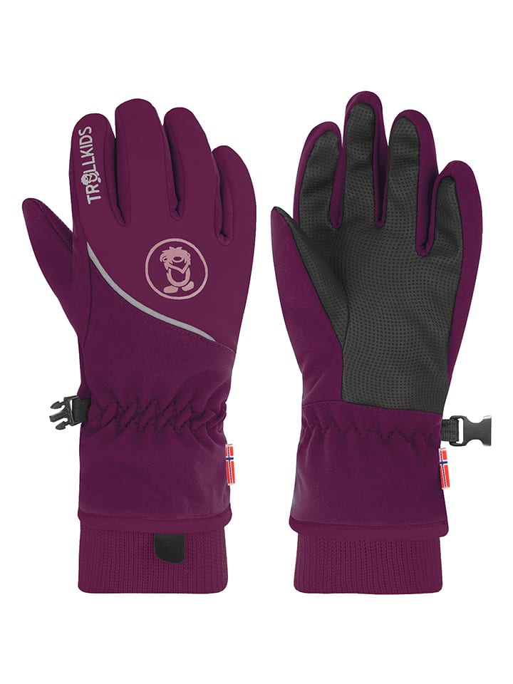 Trollkids Rękawiczki funkcyjne "Trolltunga" w kolorze fioletowym rozmiar: 4