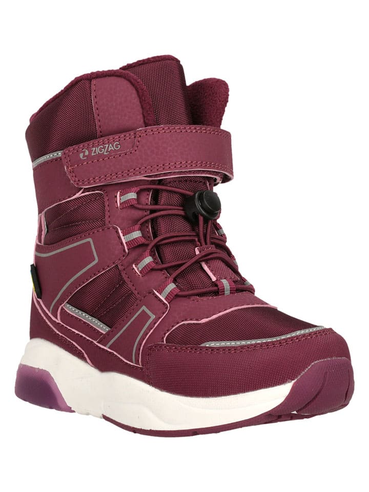 Zigzag Kozaki zimowe "Vizar" w kolorze fioletowym rozmiar: 33