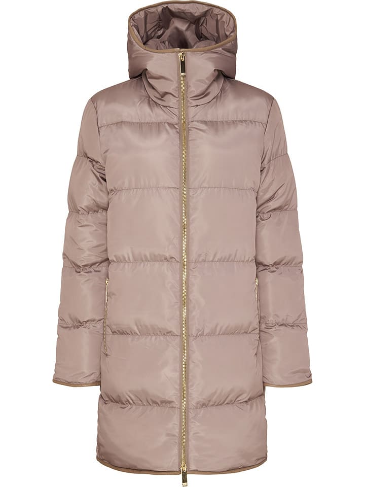 TicketWOMAN Płaszcz pikowany "Stella" w kolorze beżowym rozmiar: 46