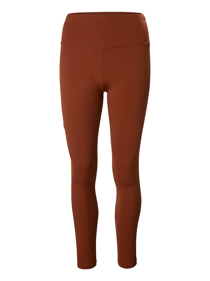 Helly Hansen Legginsy funkcyjne "Roam" w kolorze jasnobrązowym rozmiar: XS