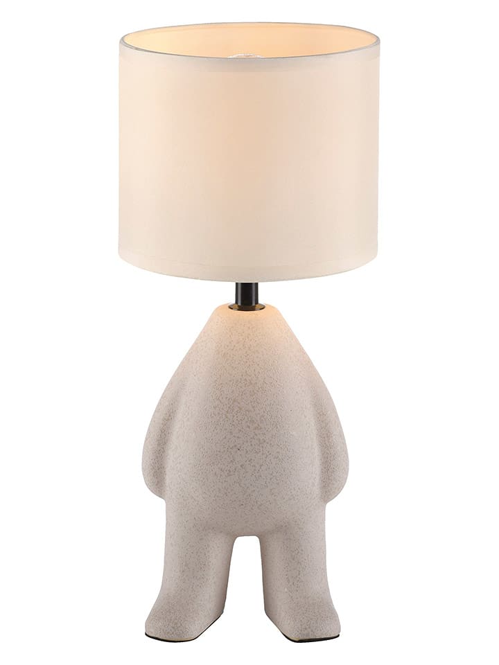 Just Light Lampa stołowa "Ted" w kolorze beżowym - wys. 38 x Ø 16 cm rozmiar: onesize