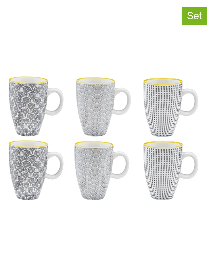 Björn Kubki (6 szt.) "Eclipse" w kolorze szarym do espresso - 90 ml rozmiar: onesize