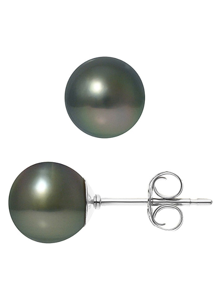 Pearl Addict Kolczyki-wkrętki z perłami tahiti rozmiar: onesize