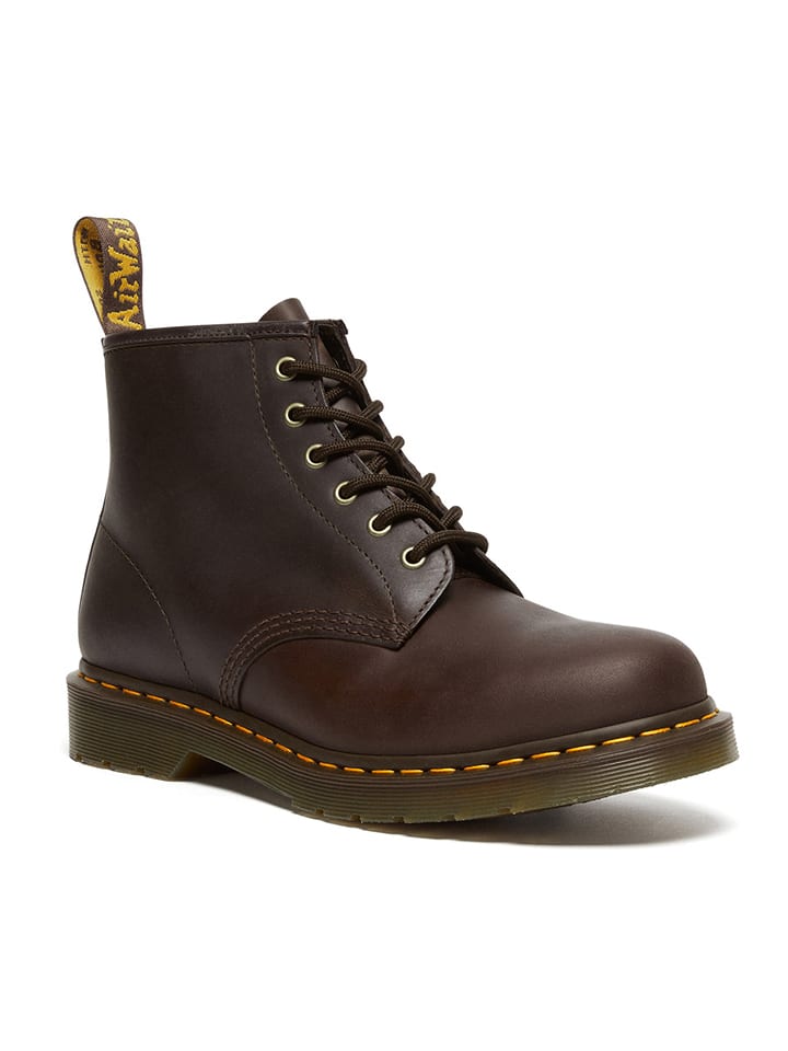 Dr. Martens Skórzane botki w kolorze ciemnobrązowym rozmiar: 39