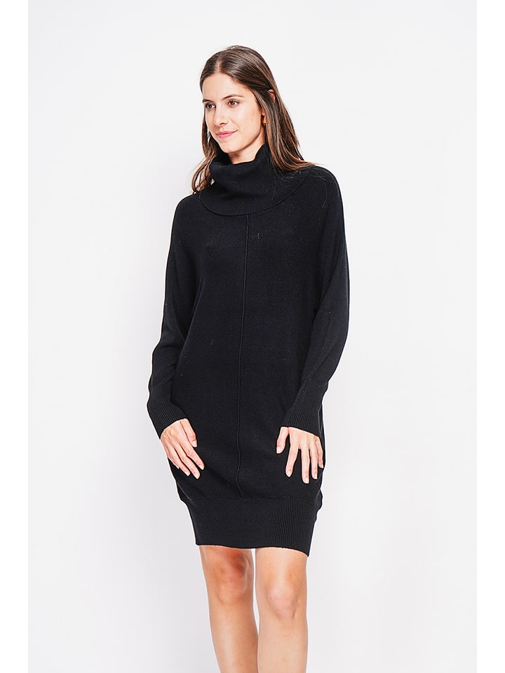 William de Faye Sukienka dzianinowa w kolorze czarnym rozmiar: 38