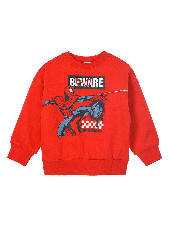 Spiderman Bluza "Spider-Man" w kolorze czerwonym rozmiar: 98