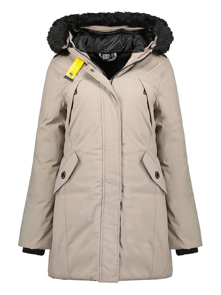 Canadian Peak Parka "Cheri" w kolorze beżowym rozmiar: M