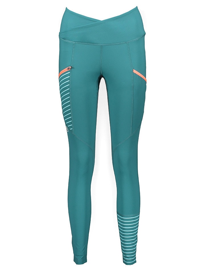 ORTOVOX Funkcyjne legginsy wspinaczkowe "Mandrea" w kolorze turkusowym rozmiar: M