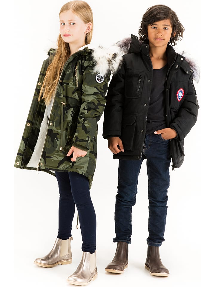 HULABALU Parka w kolorze czarnym rozmiar: 122/128