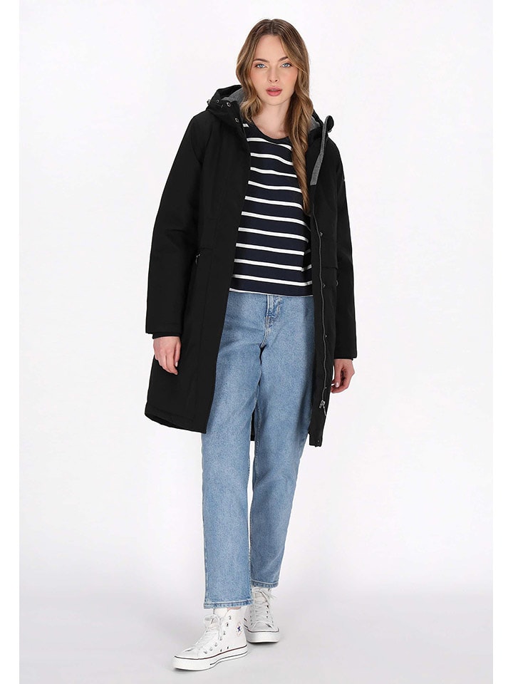 Schmuddelwedda Parka w kolorze czarnym rozmiar: S