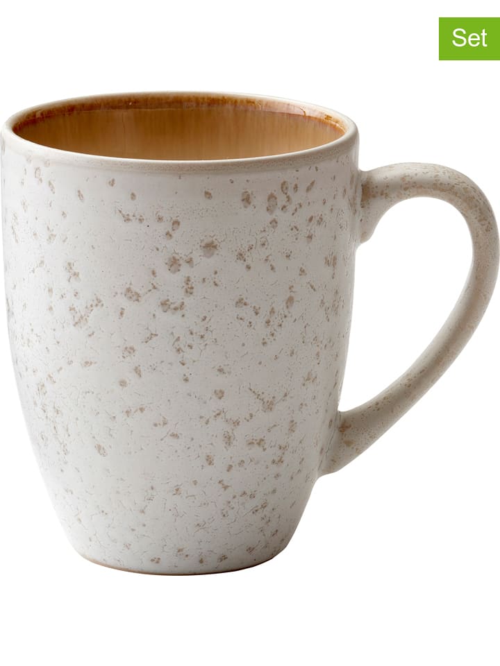 Bitz Kubki (4 szt.) w kolorze kremowym - 300 ml rozmiar: onesize