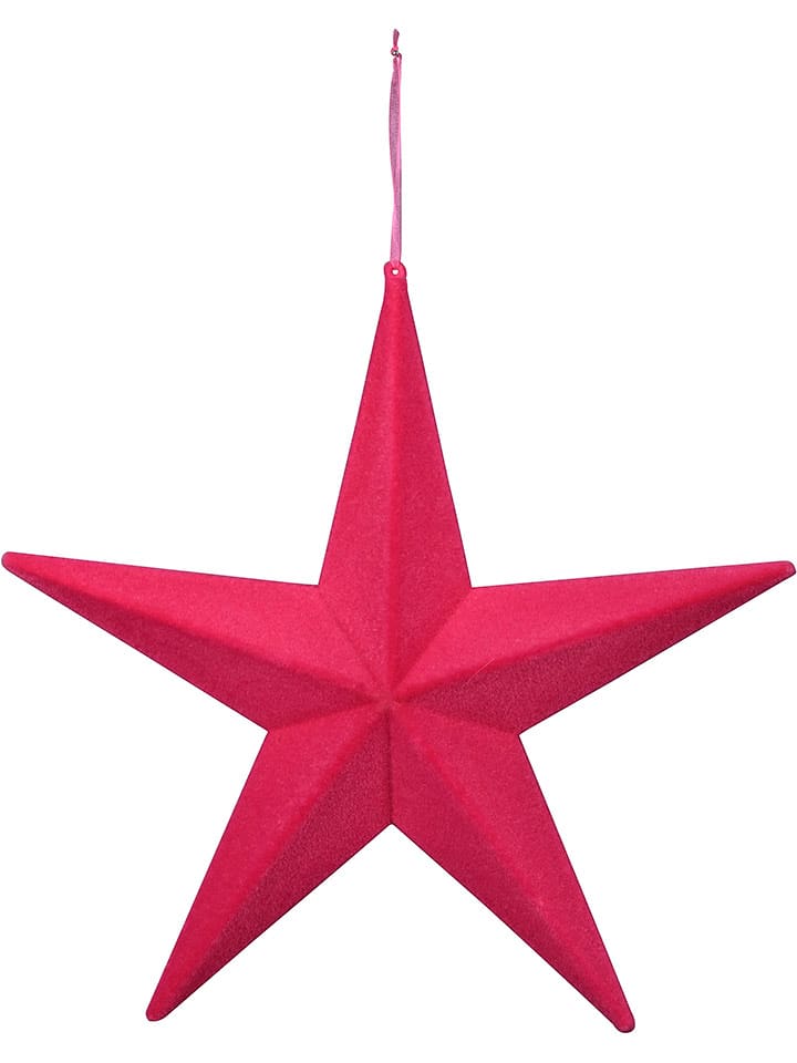 POSIWIO Zawieszka dekoracyjna "Star" w kolorze różowym - Ø 31 cm rozmiar: onesize