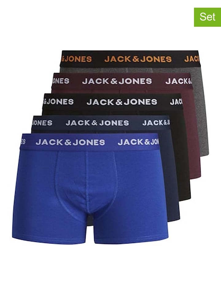 Jack & Jones Bokserki (5 par) w różnych kolorach rozmiar: S