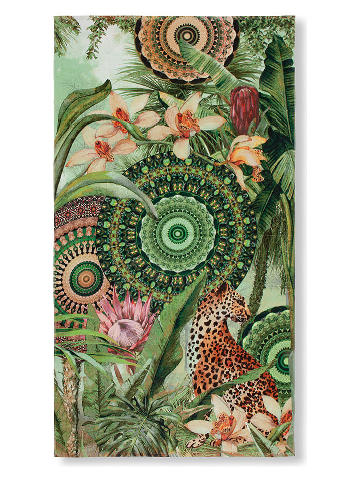 Hip Ręcznik plażowy "Abhita" w kolorze zielonym rozmiar: 100x180 cm