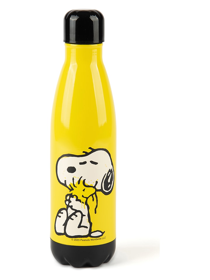 Trendy Kitchen by EXCÉLSA Butelka termiczna "Peanuts" w kolorze żółtym - 500 ml rozmiar: onesize