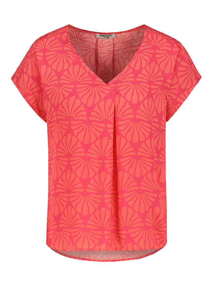 Sublevel Bluzka w kolorze różowo-brzoskwiniowym rozmiar: M