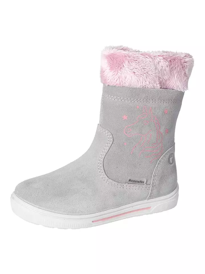 Ricosta Kozaki zimowe "Susana-S" w kolorze szarym rozmiar: 33
