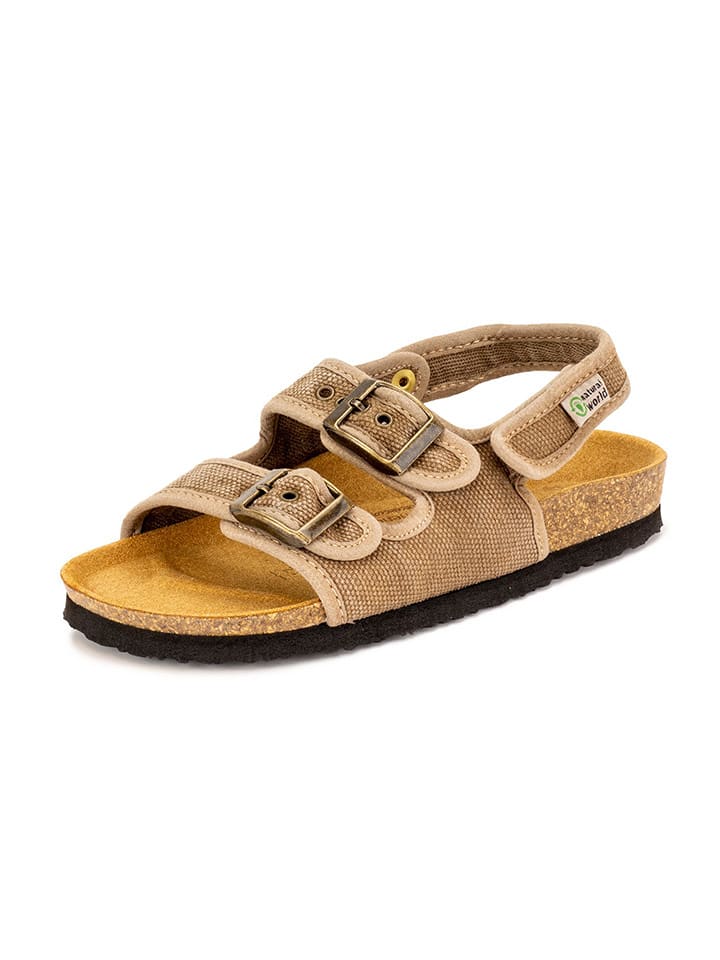 natural world Sandały w kolorze jasnobrązowym rozmiar: 30