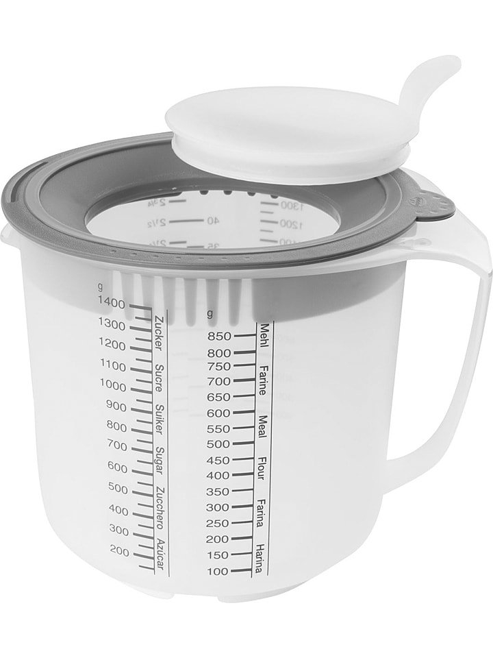 Dr. Oetker Kubek-miarka w kolorze szarym - 1,4 l rozmiar: onesize