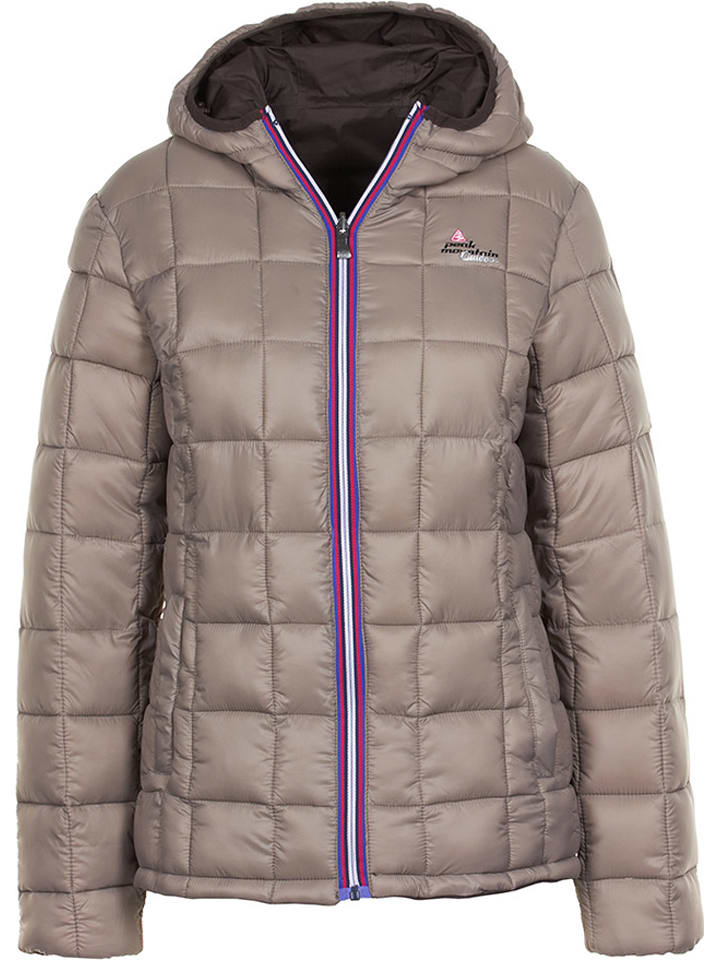 Peak Mountain Kurtka pikowana w kolorze szarobrązowym rozmiar: M