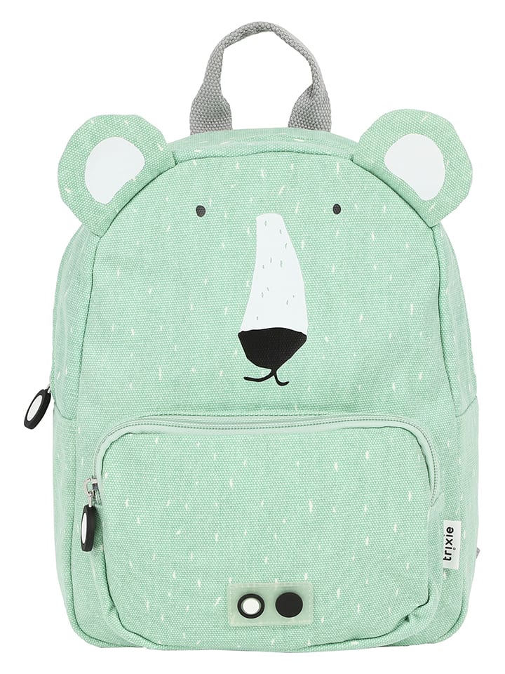 TRIXIE Plecak "Mr. Polar Bear" w kolorze zielonym - 23 x 31 x 10 cm rozmiar: onesize