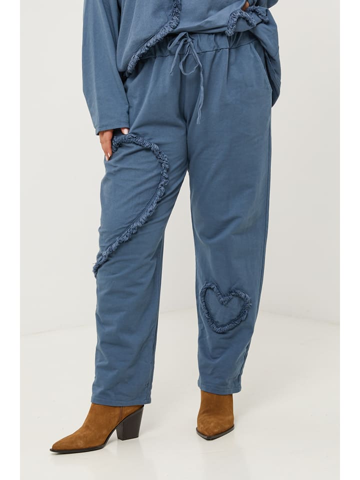 Curvy Lady Spodnie w kolorze niebieskim rozmiar: 48/50