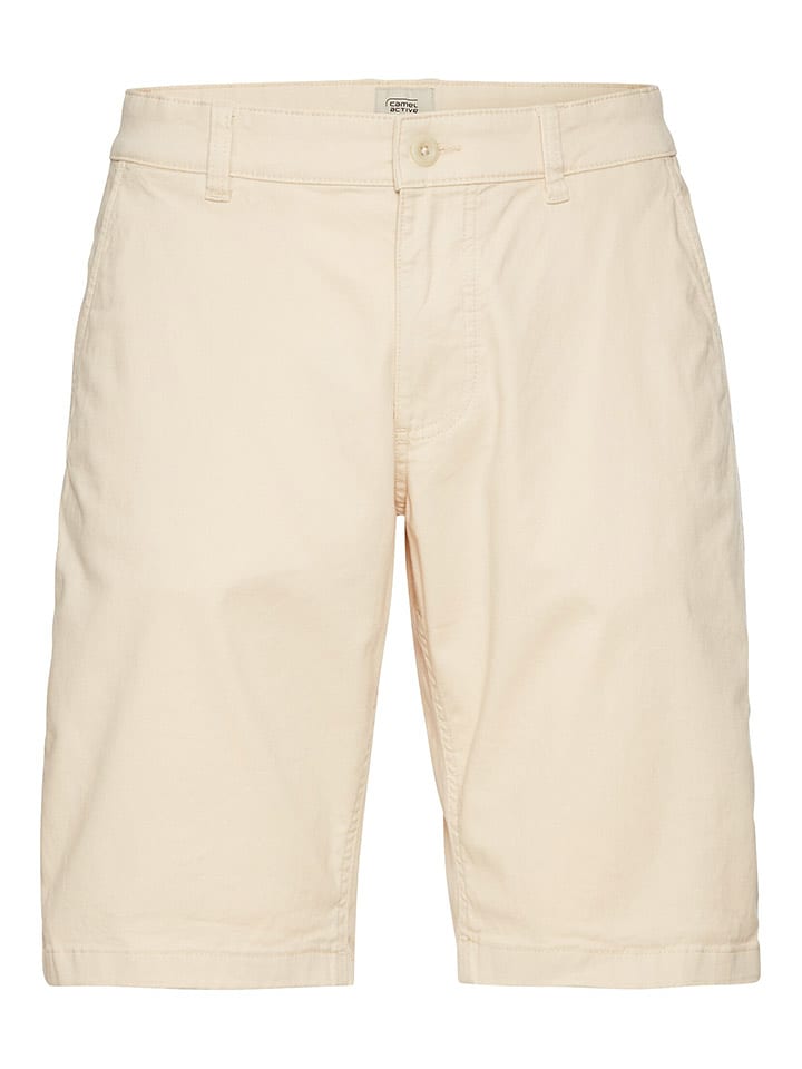 Camel Active Szorty chino w kolorze kremowym rozmiar: W40