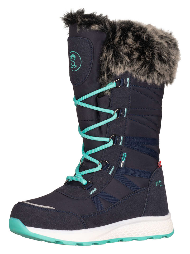 Trollkids Botki zimowe "Hemsedal" w kolorze granatowym rozmiar: 33