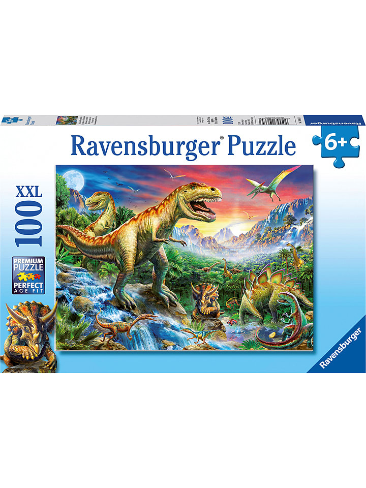 Ravensburger 100-częściowe puzzle "Among the dinosaurs" - 6+ rozmiar: onesize