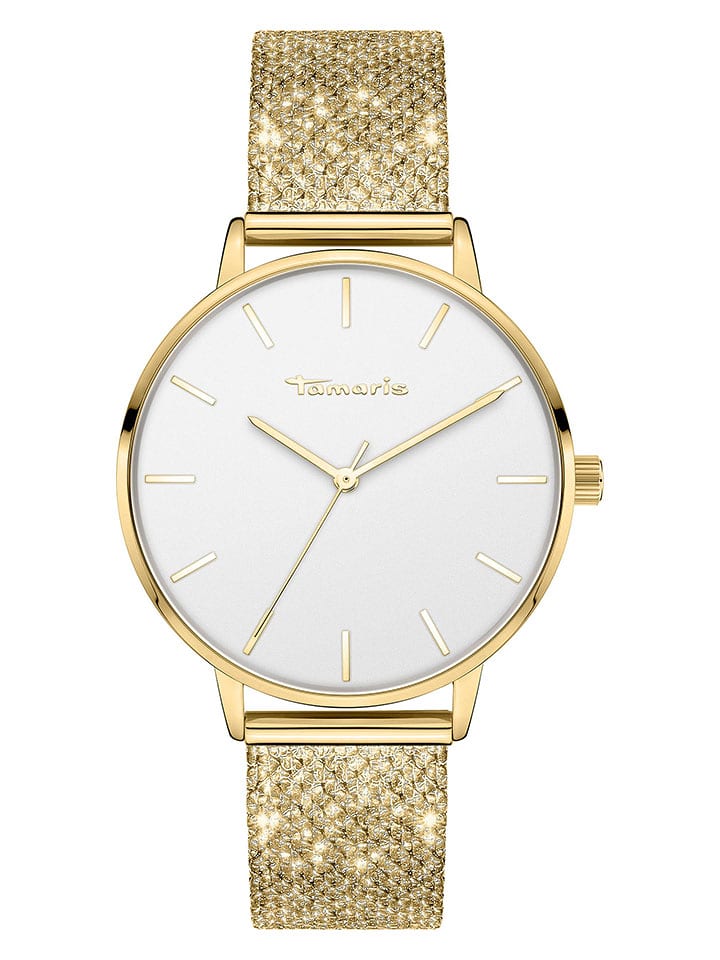 Tamaris Zegarek kwarcowy w kolorze złoto-białym rozmiar: onesize
