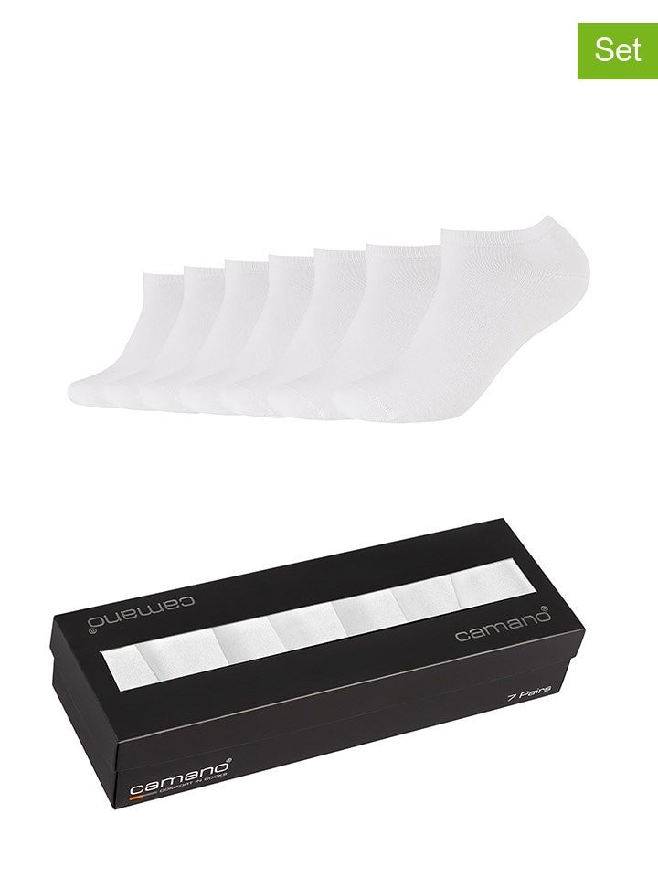 camano Skarpety (7 par) w kolorze białym rozmiar: 43-46