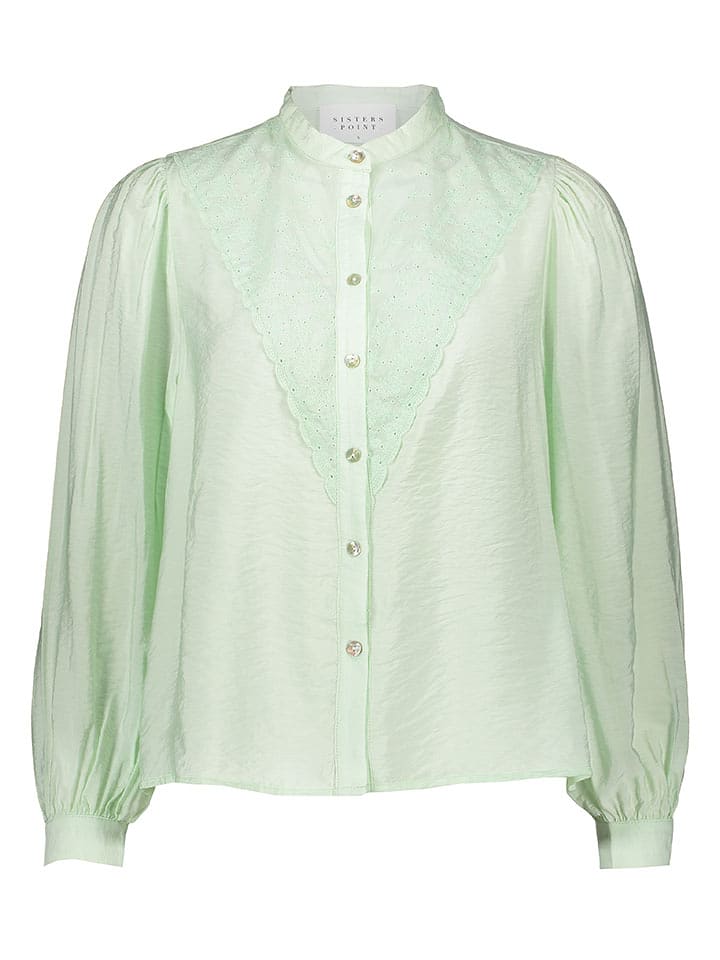 SisterS point Bluzka w kolorze jasnozielonym rozmiar: L