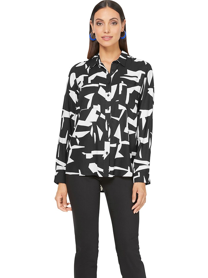 Heine Koszula w kolorze czarno-kremowym rozmiar: 38